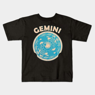 Gemini Orca Twins Kids T-Shirt